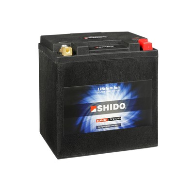 Lithium Starterbatter Shido SLM420 LiFePO4 12V 20Ah 720A Auto leicht Motorsport