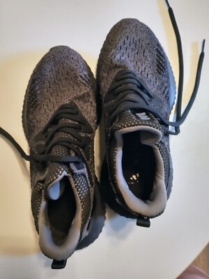 EUC Adidas AlphaBOUNCE Beyond Running Walking Gym Gray Athletic Sneakers Size 6