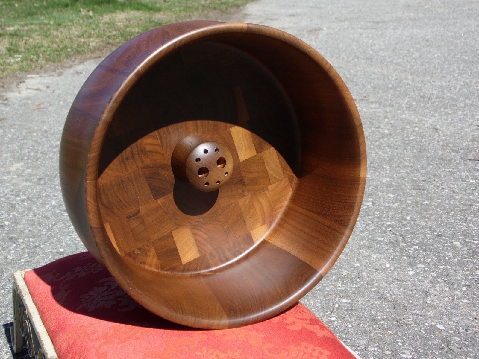 Vintage Mid Century Modern Lebanon Supply Co Heirloom Walnut Ware Wood