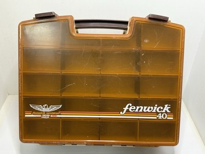 Vintage Fenwick Woodstream 40 Dual Sided Latching Tackle Box