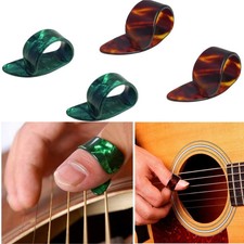 Thumb Guitar Pick Plectrum Set Ukulele Banjo 4x Thumb