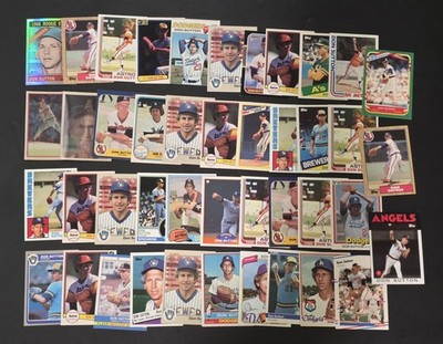 Don Sutton Collection Lot of 43 Cards: 1976 to 2001 Topps Fleer Donruss+