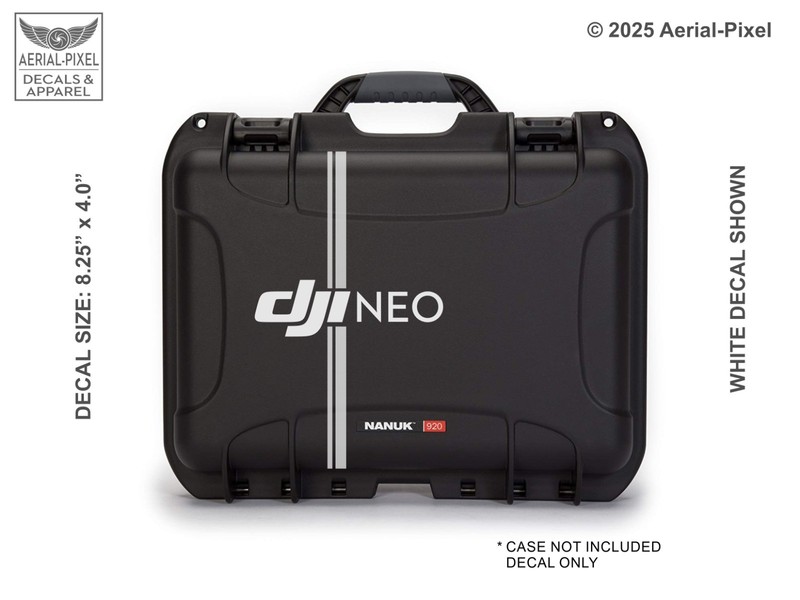DJI Neo Drone Case Decal  for Nanuk Pelican GoProfessional GPC & More
