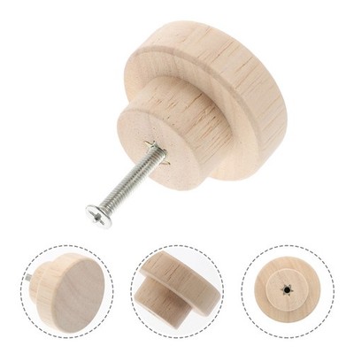 8 Stück Schrankknöpfe Holztürgriffe Runde Zugknöpfe für Schubladentüren