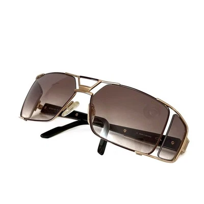 Lunettes de soleil CAZAL 60:blanc_moyen_carré:︎16 130 logo marron homme authe... - Photo 1/4