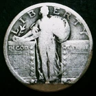 1918 D US Standing Liberty Quarter 90% Silver - Restored Date - Free Shipping!