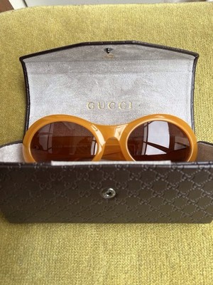 GUCCI(グッチ) サングラス - GG2400/N/S ブラウン×ゴールド インターロッキングG Vintage Gucci GG 2400/N/S Oval Sunglasses- 90s - Made in Italy | eBay