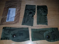 Lot Of 5 USGI Single Pouch Military 9MM .45 Cal Mag Clip Ammo ALICE OD Green