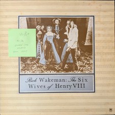 Rick Wakeman The Six Wives Of Henry VIII Vinyl Record LP VG+/VG+ AMLH64361 1973