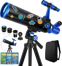 Telescope for Adults Kids Beginners, 80Mm Aperture 500Mm Telescopes for Adults