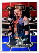 2024 Panini Select WWE Diamond Dallas Page #89 Concourse Red Blue Retail Prizm