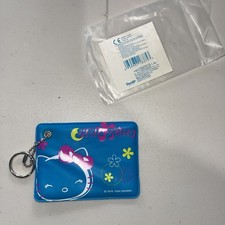 Llavero de colección con estuche para tarjetas de Hello Kitty de Sanrio 2004