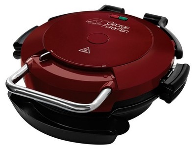 George Foreman 24640-56 Fitnessgrill Entertaining 360° Ø30cm 1750W rot/schwarz