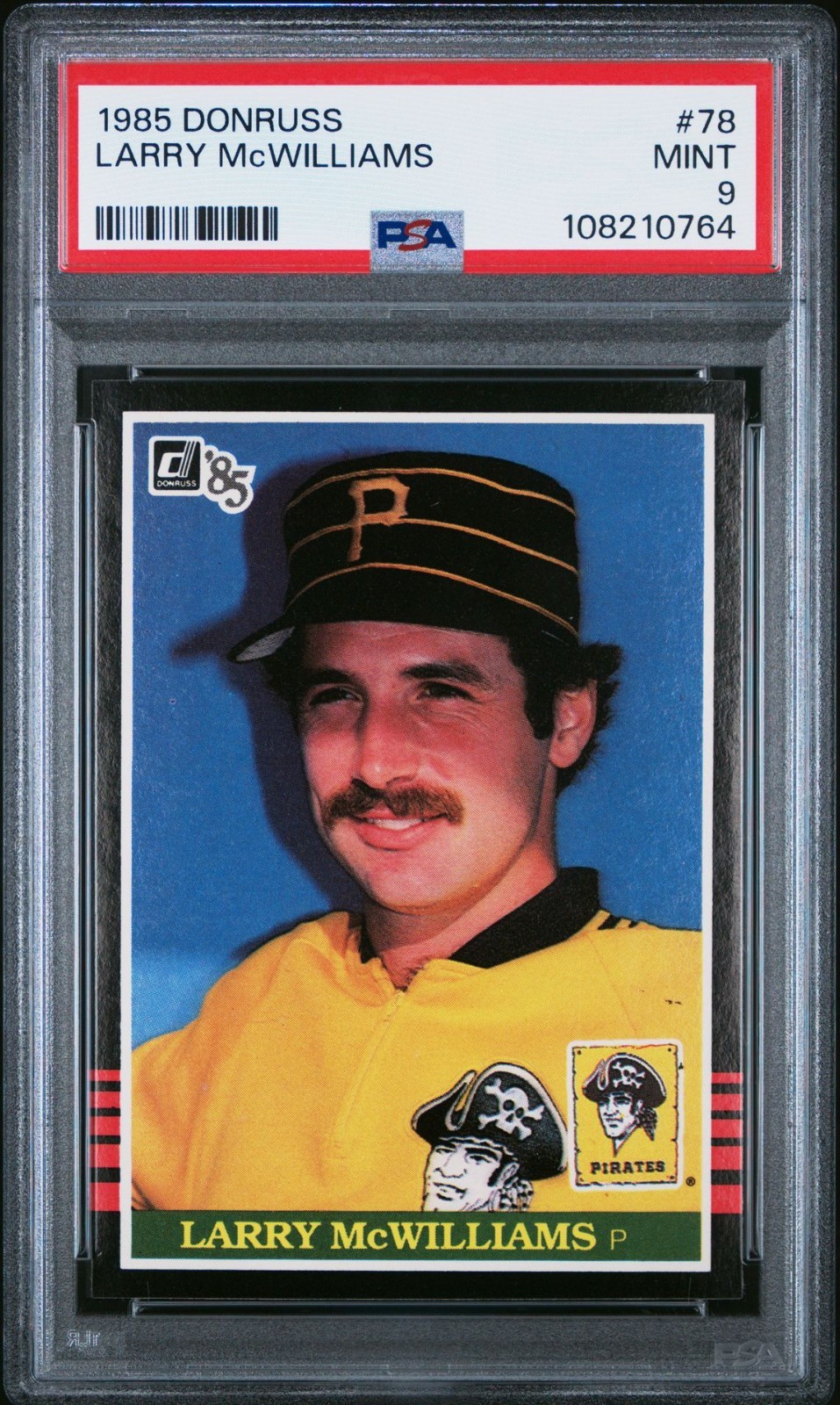 1985 Donruss #78 Larry McWilliams #78 PSA 9 MINT