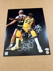 Magic Johnson Larry Bird Signed 11x14 Auotgraph Photo Lakers Boston JSA WA835119