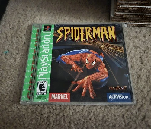 Activision Spider-Man PS1 NTSC-U/C Action Adventure Greatest Hits Manual 2000