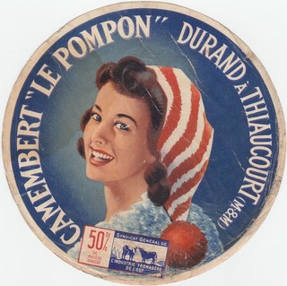 TRES ANCIENNE ETIQUETTE CAMEMBERT RARE VENANT DE MA COLLECTION AN 21