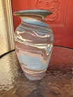 Niloak Mission Swirl Pottery Vase Flared Rim 9.5 inches Tall, Marked, Great Cond