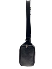Coach Shoulder Bag Raypack Signature Canvas PVC BLK CEB55 Used