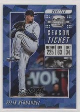2019 Panini Chronicles Contenders Optic Blue Ice Prizm 24/99 Felix Hernandez 7l6