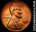 1957 Lincoln Wheat Cent- Choice Gem Brilliant Uncirculated No Reserve #i9336