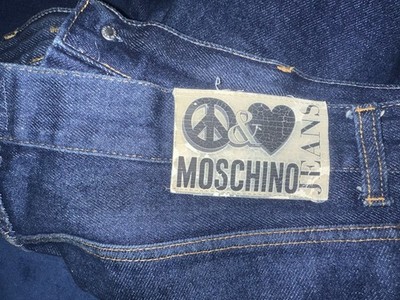 Moschino Men's Love Biker Jeans Waist 36, L34