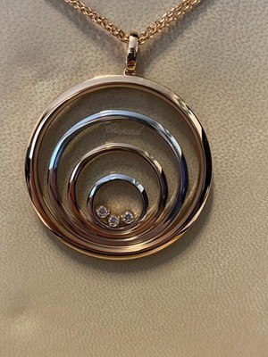 Chopard - Anhänger mit Kette - Happy Spirit - Gold, Diamanten