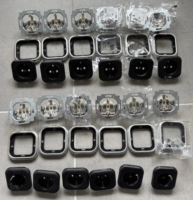 Busch-Jaeger 12x Steckdosen 20 EUC-866 mit 1721-866K + andere