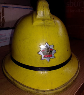 Vintage West Midlands Fireman's Helmet.