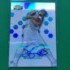 2002-03 Topps Finest Drew Gooden Refractor Rookie Auto RC #155/250