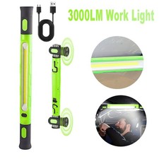 Green Work Light 3000LM Cordless under Hood 3-Mode Color Temp Bar USB-C