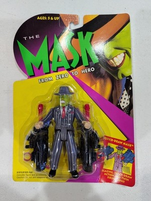 1995 The Mask From Zero To Hero Quick-Draw Mask Action Figure by Kenner *NEW