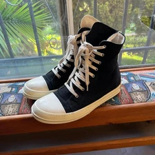 Rick Owens DRKSHDW Ramones sneakers Legit 43 Dark Blue