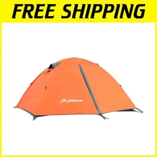 Lightweight Waterproof 2-Person Camping Tent with Easy Setup & Wind Protection