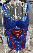 Super Woman Sequin Corset m