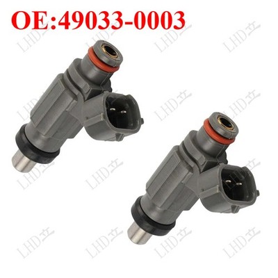 2 Pcs Fuel Injectors 49033-0003 For Kawasaki VULCAN 2000 04-10 1700 2009-2022