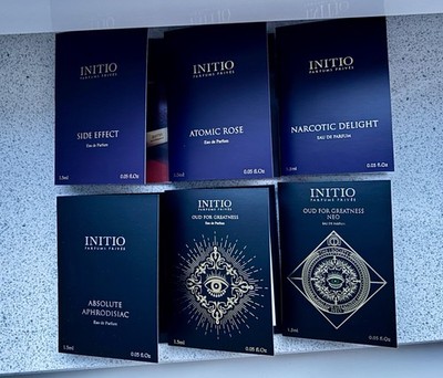 Initio Parfums Prives, 6 x 1,5 ml - Oud For Greatness, Absolute Aphrodisiac  