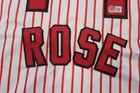 PETE ROSE Autographed Inscribed HIT KING Baseball Jersey Beckett Authentic REDS — photo 7