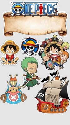 One Piece Manga Piraten Essbar Tortenaufleger Torte Geburstag Zuckermasse +NAME