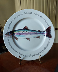 希少 ★Richard Bramble サーモン皿 Jersey Pottery Richard Bramble Plate | eBay UK