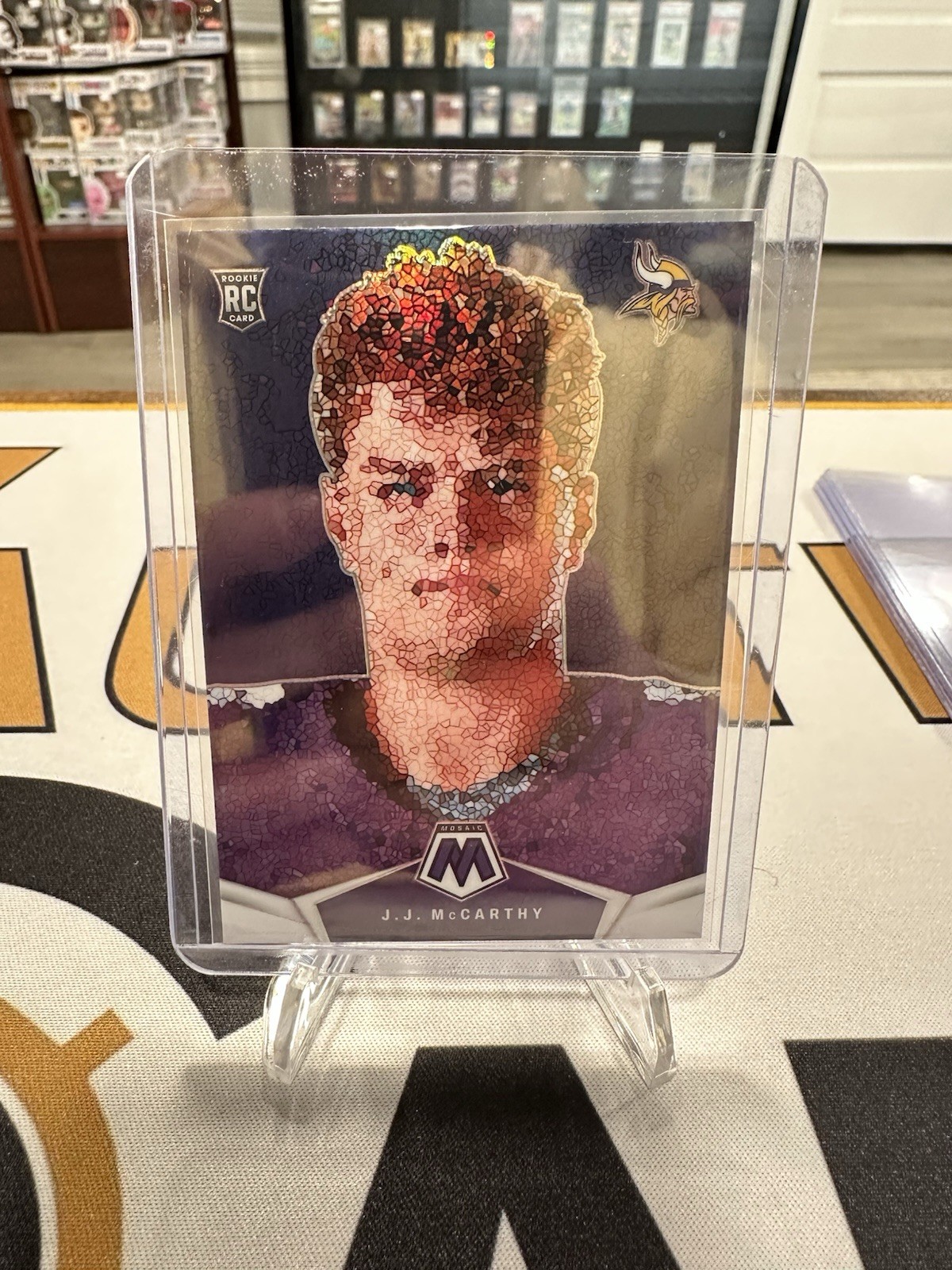 2024 Panini Mosaic - Micro Mosaic J.J. McCarthy #MM-9 (RC)