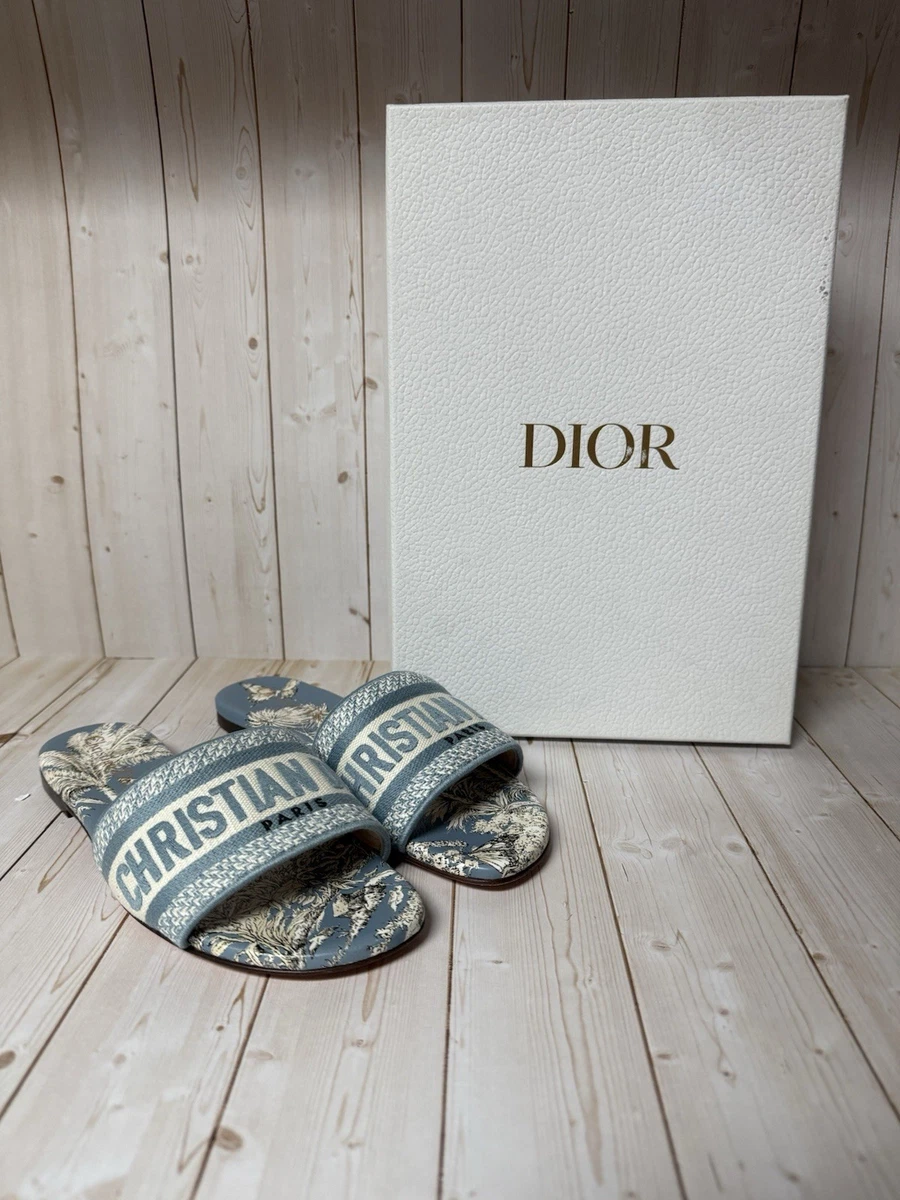 Dior Flat (Under 1 in) Slide Sandals for Women for sale | eBay