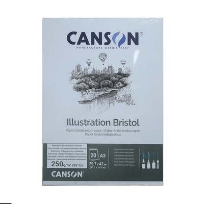 A3 Bristol Paper Canson extra glatte Oberfläche Pad 250 g/m²
