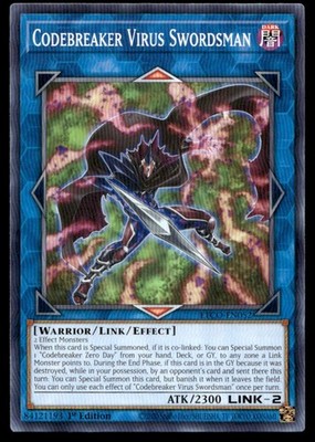 Codebreaker Virus Swordsman Eternity Code ETCO-EN052 MP YuGiOh | Buy 3 Get 5 Fre