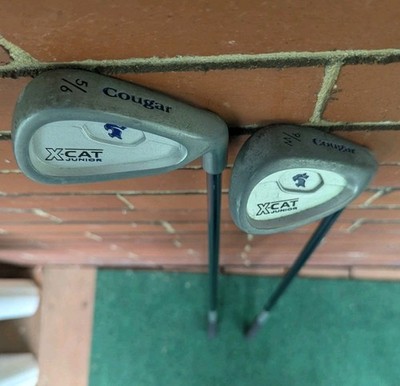 Cougar X-Cat Junior Set 2 Golf Club: 5/6 Iron,9/W Graphite Shaft Junior Flex R-H