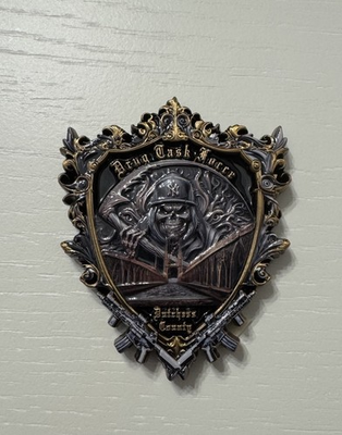 #ad Delta Serialized Dutchess County New York Drug Task Force Police Challenge Coin $130.00