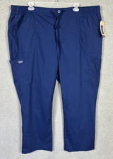 Cherokee Men's Scrub Pant Tapered Leg Cargo Pant Zip Fly Front 5 Pockets 3XL NWT