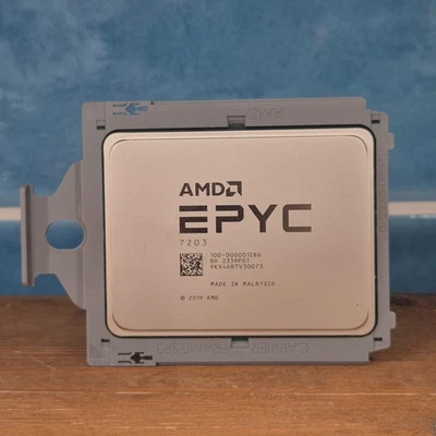 AMD EPYC 7203 CPU Socket SP3 8-core 2.8 GHz 64 MB (240 EUR 0% VAT) - Bild 1 von 2