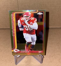 Topps Chrome 2025 Chris Jones Gold Football Refractor /50