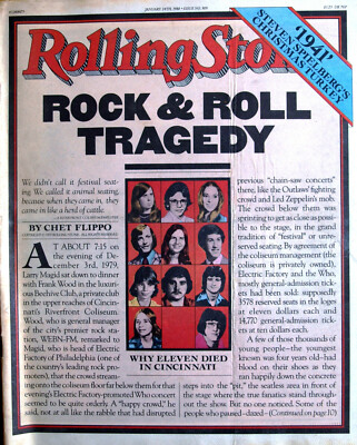 ROLLING STONE USA January 24th 1980 Pink Floyd Rick James Anita Pallenberg 1941